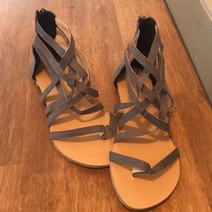 Gray Sandals